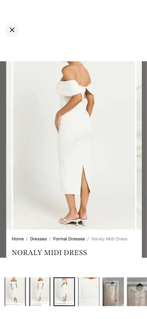New Here Comes The Sun White Dress - Image 3