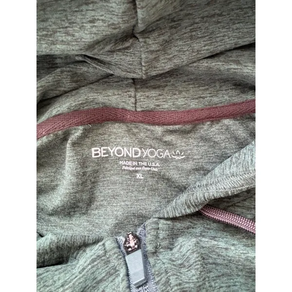 Beyond Yoga Full Zip Hoodie Jacket XL layered Athleisure gorpcore workout‎ - Image 5