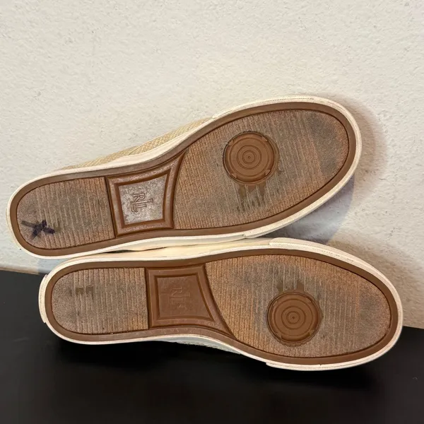 Ralph Lauren Womens Slip on Sneakers Size 7.5 RL Logo Preppy Nautical Minimalist - Image 10