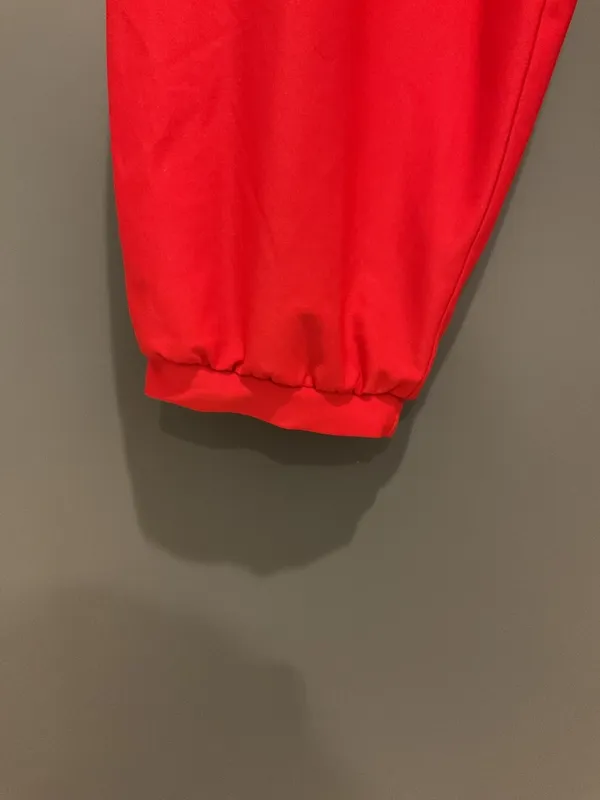 095 Bright Red Harem Pants - Image 4