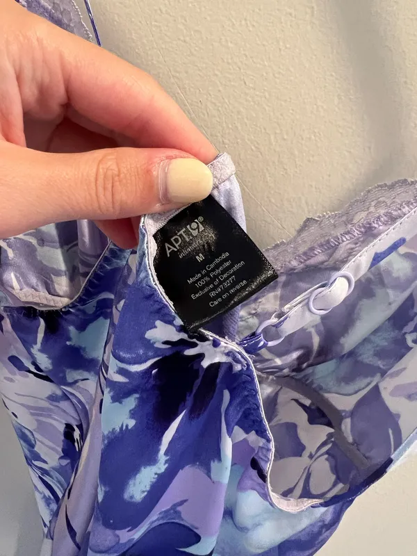 Floral slip dress Size M - Image 3