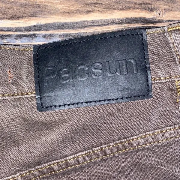 PacSun Vintage High Rise Brown Jean Shorts - Image 4
