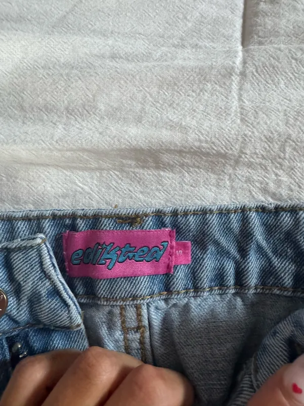 Edikted High-Rise Jeans Wide-Leg - Image 3