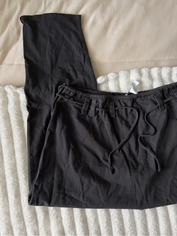 Zara Gray Drawstring Pants - Image 2