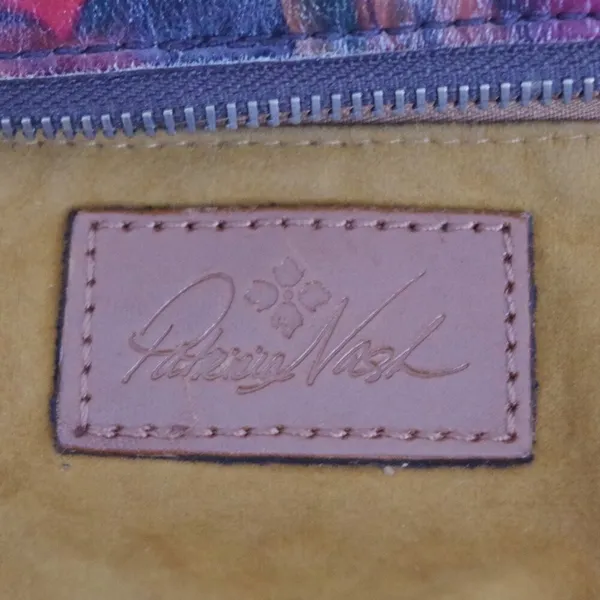 Patricia Nash Floral Leather Crossbody Purse - Image 2