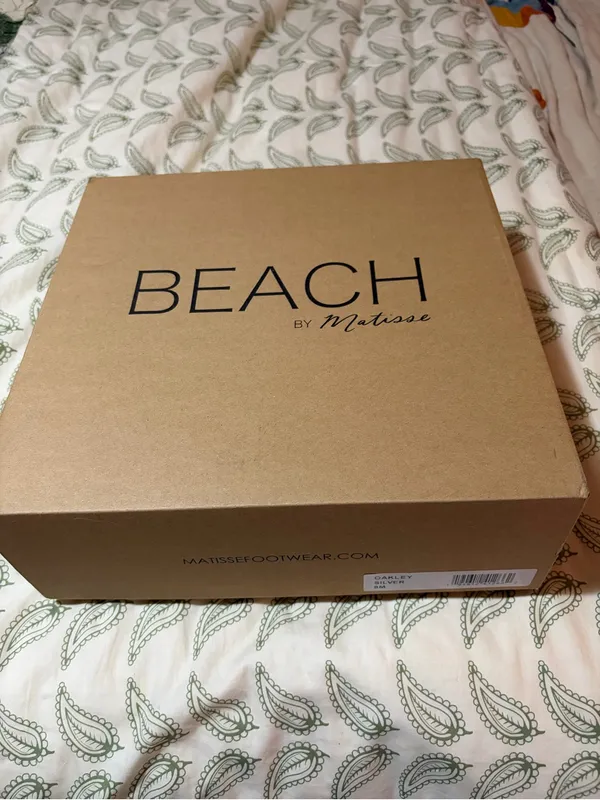 Beach by Matisse Oakley Water Resistant Western Rain Boot Metallic Silver 8 NIB - Image 5