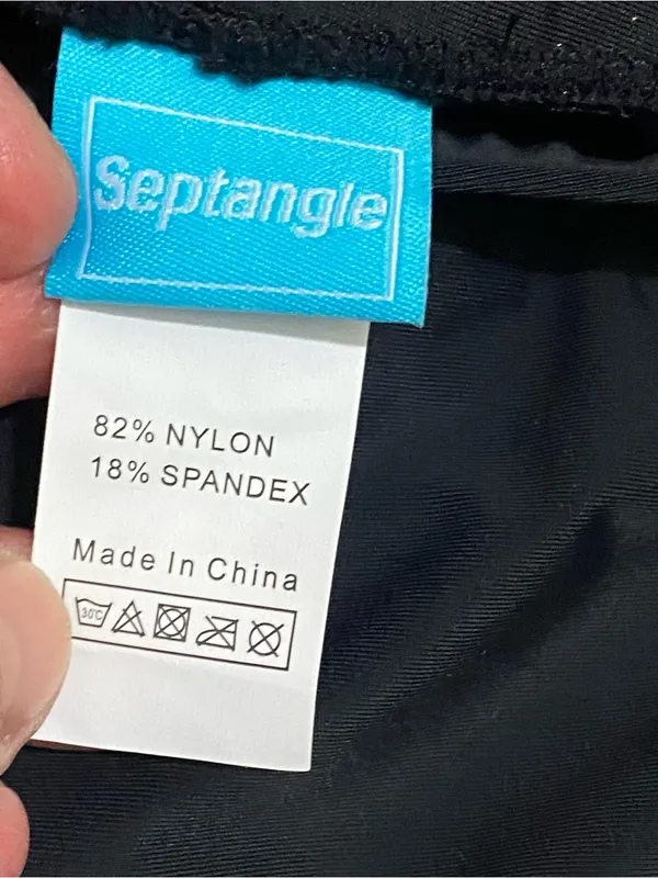 Septangle Womens Size 18 36” Waist Black Swim Shorts Classic Hot Pants New NWOT - Image 3
