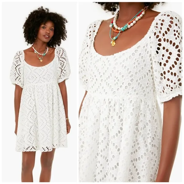 Tuckernuck White Eyelet Abigail Dress - Image 3