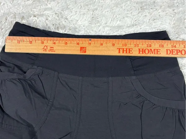 prAna Women’s Black Stretch Pants Size Small Pull On Wide Waistband - Image 6
