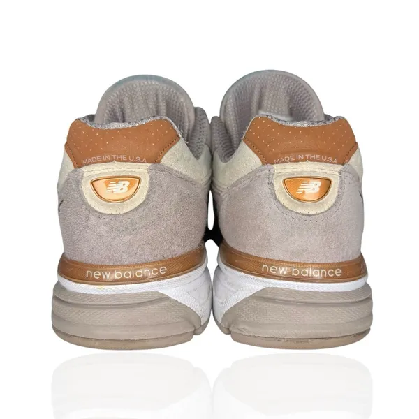 RARE New Balance 990v4 Women's Size‎ 9 Alabaster Suede Made In USA W990FA4 - Image 5