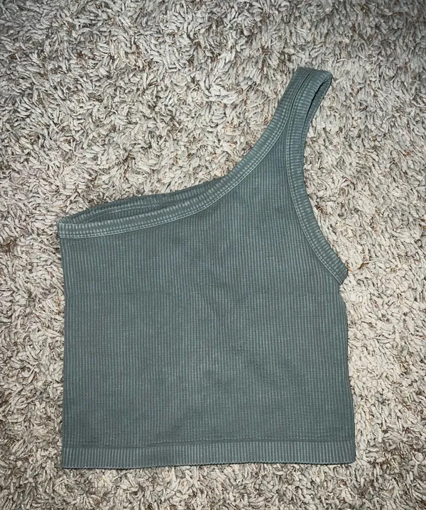 NIKIBIKI Women Seamless Vintage One Shoulder Crop Top - Image 2