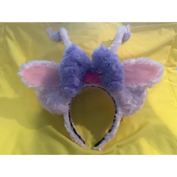 NWOT Handmade Disney Angel Stitch Cousin Light Up Fuzzy Ears Headband - Image 2