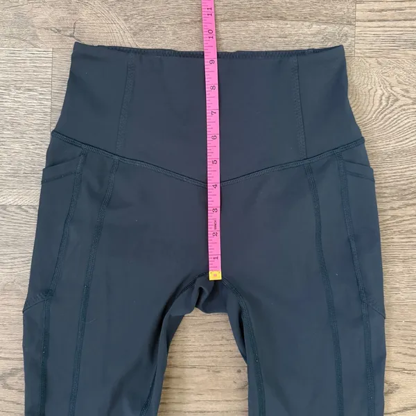 Lululemon All The Right Places Crop II 23" Leggings 4 Midnight Navy Luxtreme - Image 10
