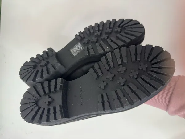 NEW Everlane The Lug Loafer Black Leather Size 6 - Image 6