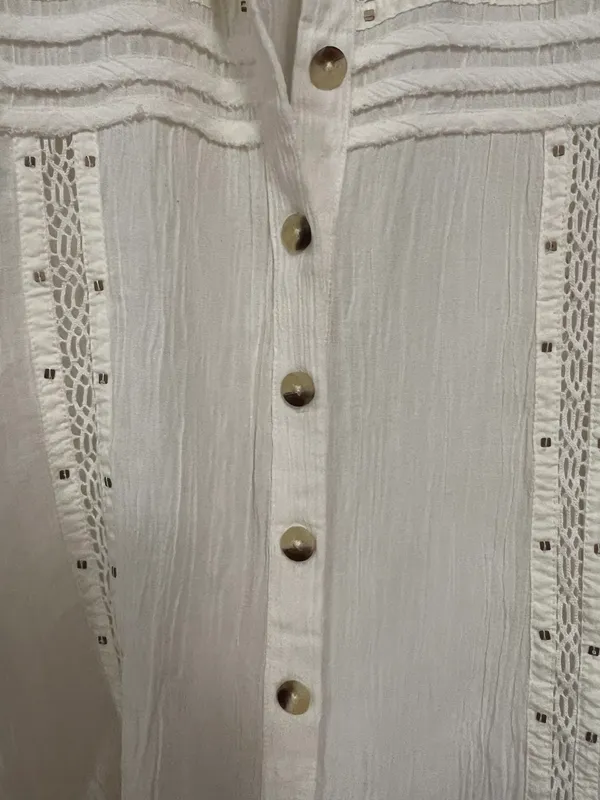 Free People Summer Stars Buttoned Top (S) - Image 5