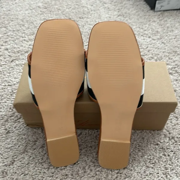 NIB Vintage Havana Lety Slides Sz 8.5 - Image 4