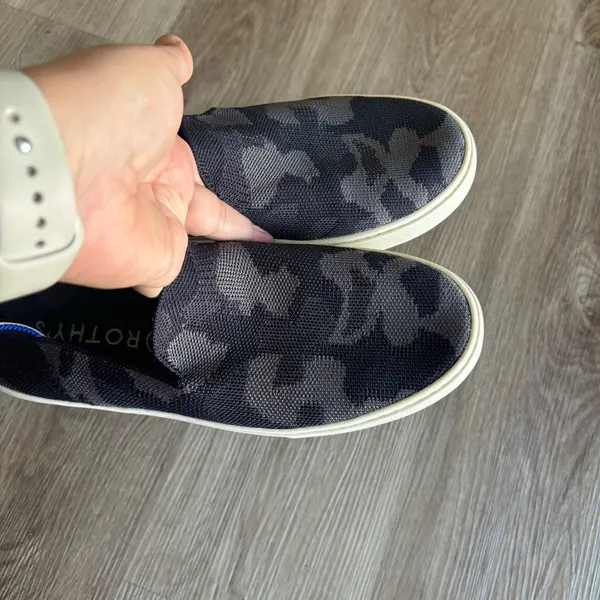 Rothys Grey Camo Sneakers - Image 11