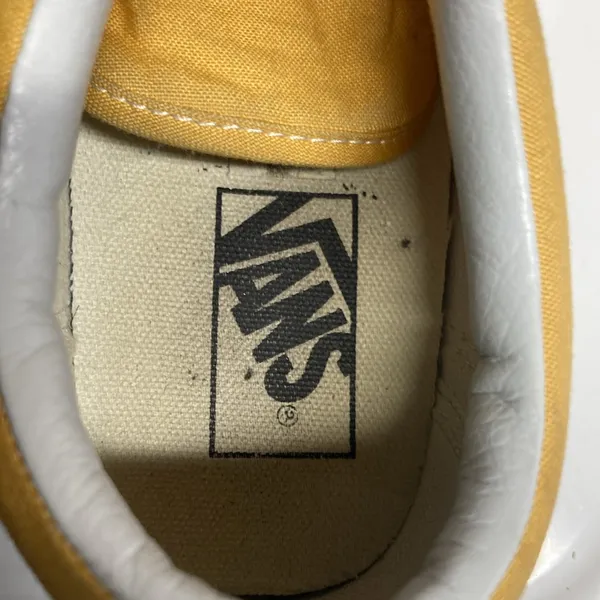 Vans Old Skool Yellow Suede Leather Canvas Women’s Size 10/ Men’s Size 8.5 - Image 4