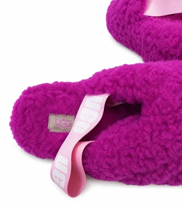 972 UGG Fluff Yeah Fuchsia Platform Slippers Women’s Size 9 - Image 5