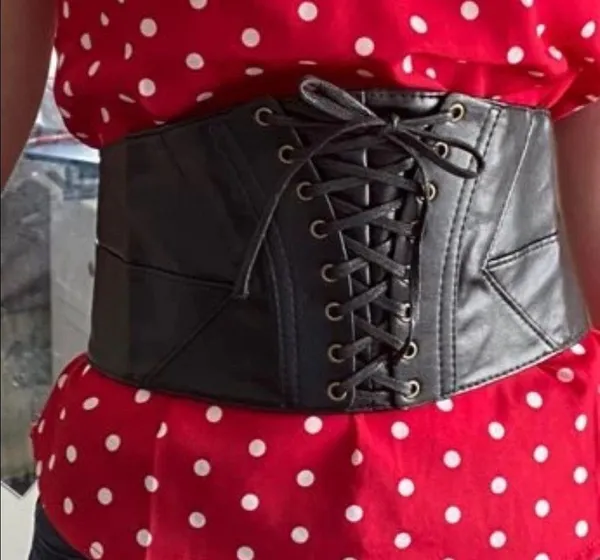 Black Corset Belt Steampunk New - Image 5