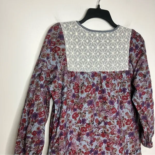 Elestory 100% cotton peasant dress floral pattern‎ size XL - Image 6