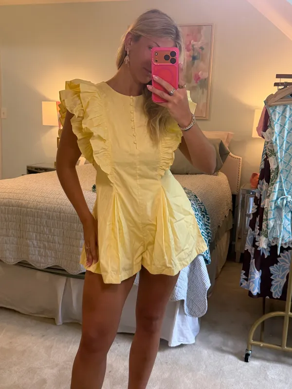 Romper Yellow Size L - Image 3