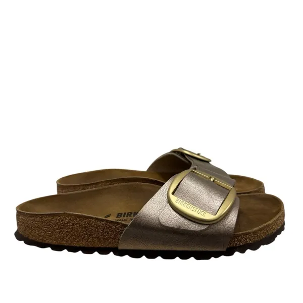 Birkenstock Madrid Birko-Flor Copper Metallic Leather Sandals 5‎ - Image 3