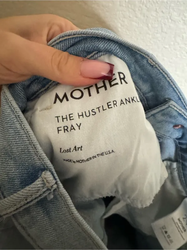 MOTHER The hustler ankle fray jeans size 29 in lost art - Image 9