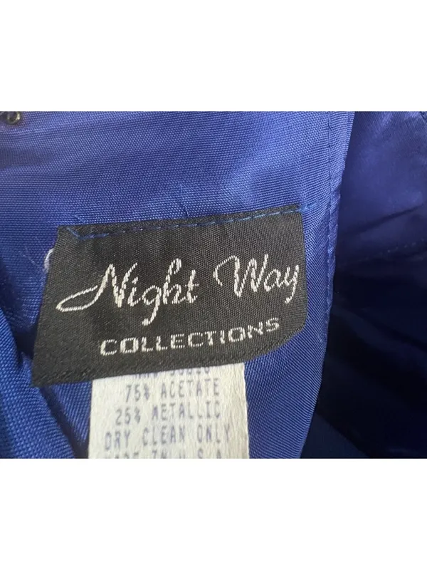 Vintage Night Way y2k Fairy Whimsi Sleeveless Column Maxi Dress Size 4 - Image 9