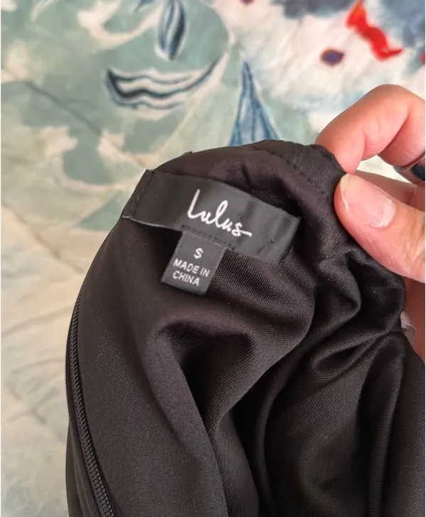 Lulus Black Bridesmaid Maxi Dress - Image 5