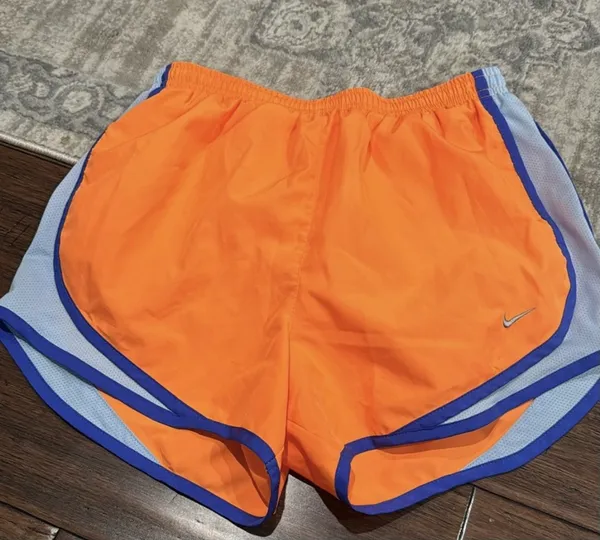 Nike DriFIT Athletic Orange Dash Running Shorts - Image 3