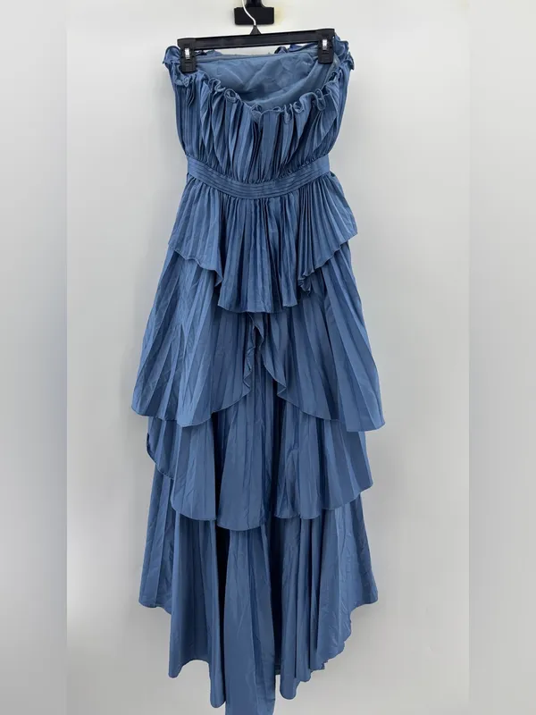 AMUR Janey Gown Blue Size 0 - Image 6