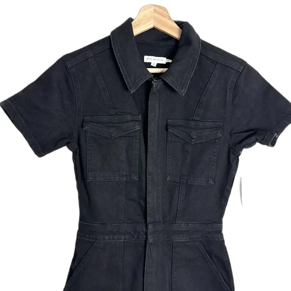 Good American black Utility Boilersuit jumpsuit‎ size 2 ladies - Image 4