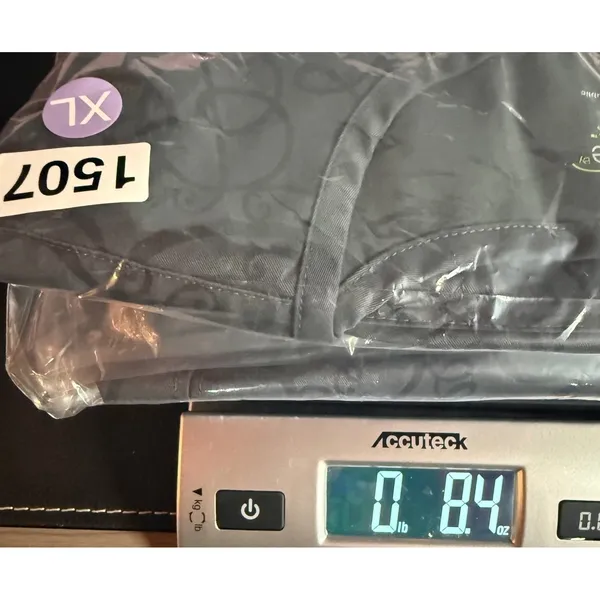 Advantage Butter-Soft Women XL Gray Floral Scrub V-Neck‎ Top Medical Caregiver - Image 7