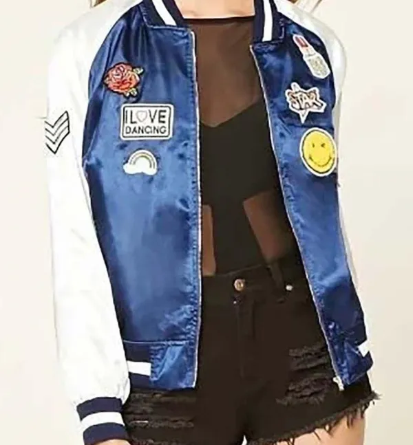 Bomber Jacket with Patches - Image 4