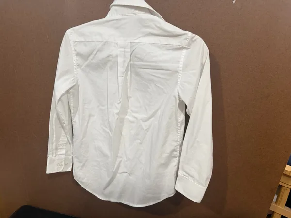 Lauren Ralph Lauren kid 12 white button up shirts long sleeve - Image 5