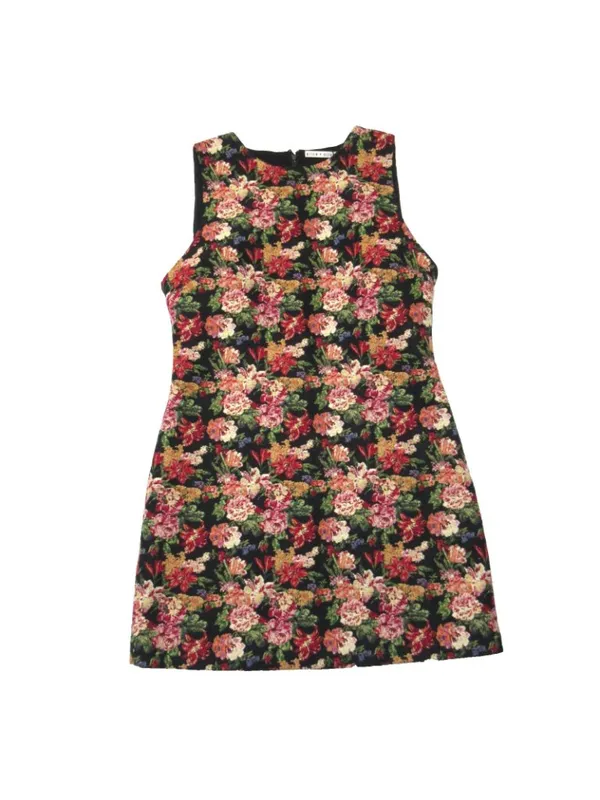 NWT Alice + Olivia Coley in Floral Jacquard Tapestry Slim Mini Dress 14 - Image 5