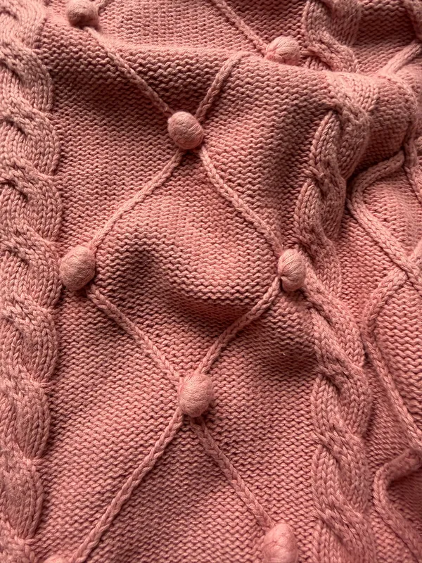Forever 21 Pink Cable Cardigan - Image 4