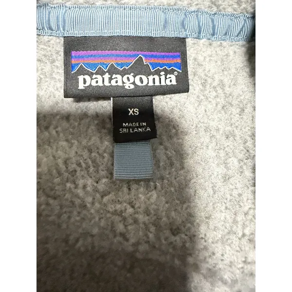 Patagonia Retro Pile Marsupial Fleece Pullover Salt Gray Women's‎ Size XS - Image 10