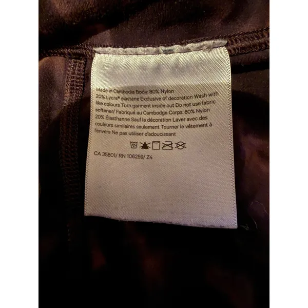 Lululemon Align High Rise Pant Womens 16 Diamond Dye Graphite Grey Pink Pastel‎ - Image 3