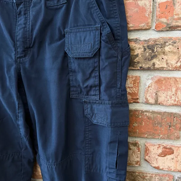 5.11 Tactical Womens Size 8 Regular Navy Blue Pants Cargo Pockets Workwear - Image 6
