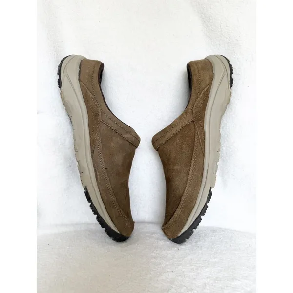 Merrell Leather Slip On Dark Earth Clog Mule Shoes Womens Size 10 - Image 5