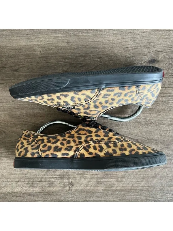 Vans Unisex Leopard Print Shoe Size 8 or 6.5 #675 - Image 5