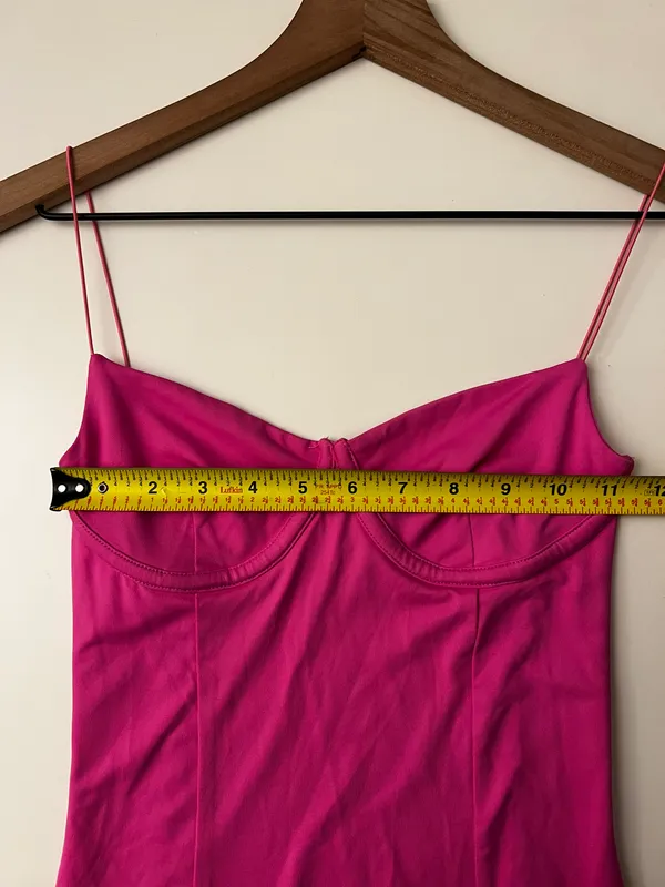 Meshki Pink Mini Dress - Image 6