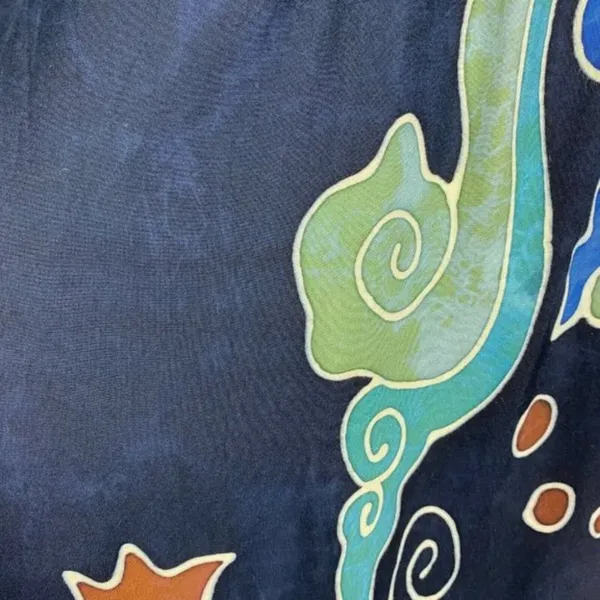 Serendipity 2-Piece Set S Maxi Faux Wrap Skirt Tank Top‎ Boho Navy Island Chic - Image 11