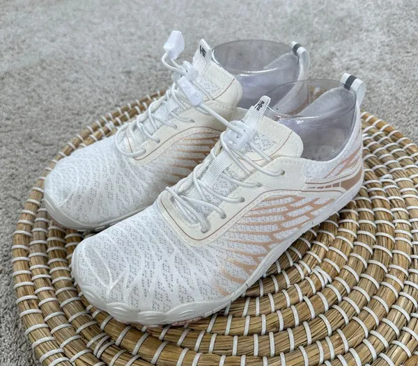 Hike Footwear Women’s Lorax Pro Healthy Non-slip Barefoot Shoes White Pink 5.5 - Image 4