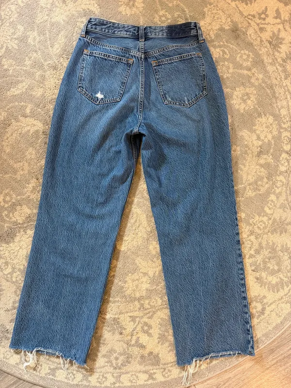 Abercrombie & Fitch Curve Love The Loose High Rise Jeans - Image 2
