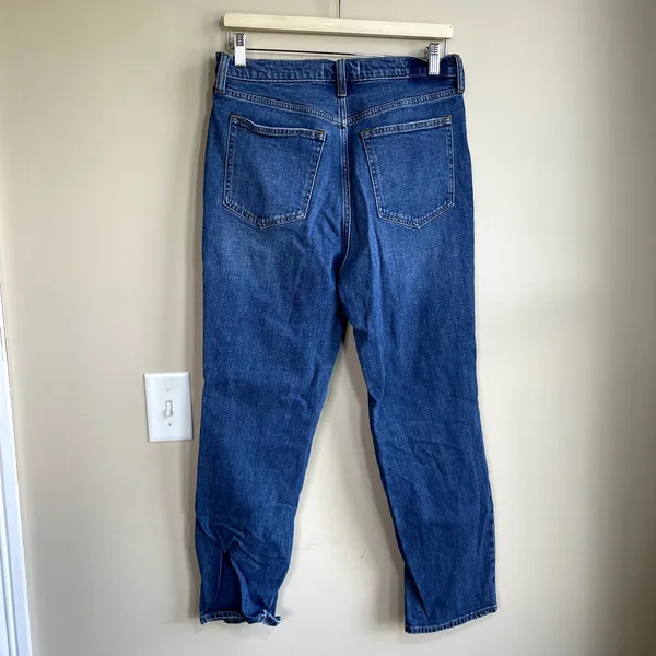 Abercrombie & Fitch the ankle straight ultra high rise blue jeans women's 31‎ - Image 6