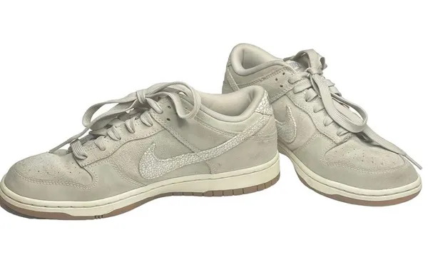 Nike VHTF: ✔︎ Dunk Low Skinny PRM Premium Sail Luster Basketball Sneakers ✔︎ 8.5 - Image 11