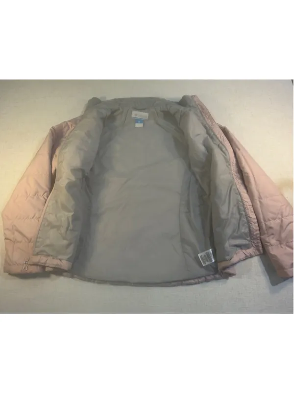 Columbia Women’s Medium Blush Pink Quilted Puffer Jacket Full Zip - Image 4